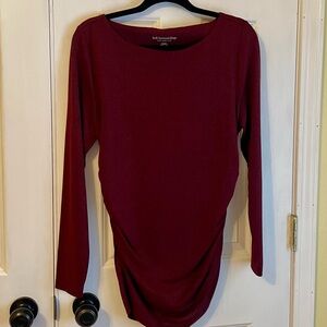 Soft Surroundings Women's Burgundy Top